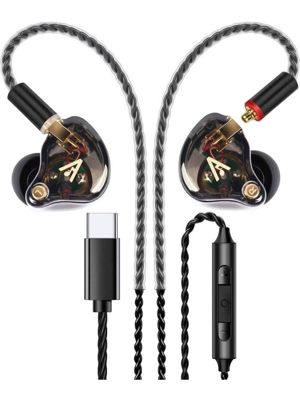 High-Quality USB-C HiFi Wired Earbuds with Microphone | Type-C Headphones